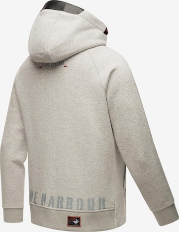 STONE HARBOUR Sweat jacket 'Finn Luca' in Grey