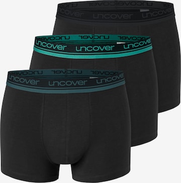 uncover by SCHIESSER Lange onderbroek 'Cotton' in Zwart: voorkant