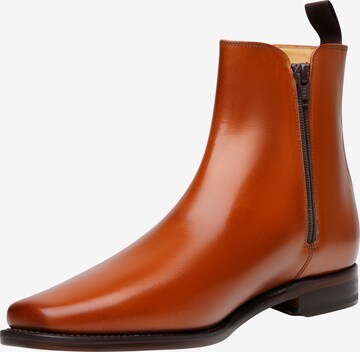 SHOEPASSION Chelsea Boots 'No. 6628' in Brown: front