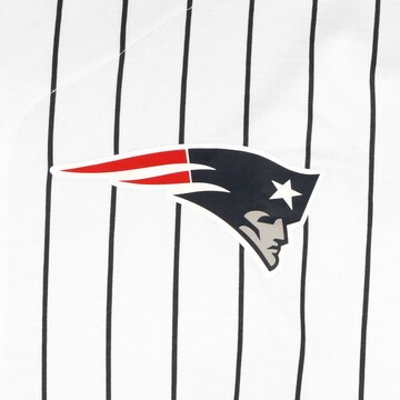 NEW ERA Trikot 'Patriots Pinstripe Baseball Jersey' in Weiß