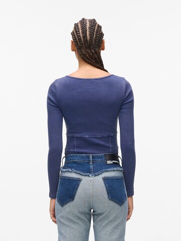 KARL LAGERFELD JEANS Κορμάκι-μπλουζάκι σε μπλε