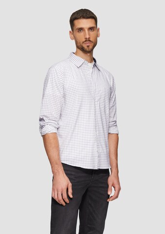 s.Oliver Regular fit Overhemd in Wit: voorkant