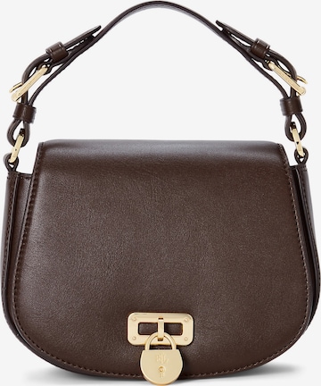 Borsa a mano 'TANNER' di Lauren Ralph Lauren in marrone: frontale