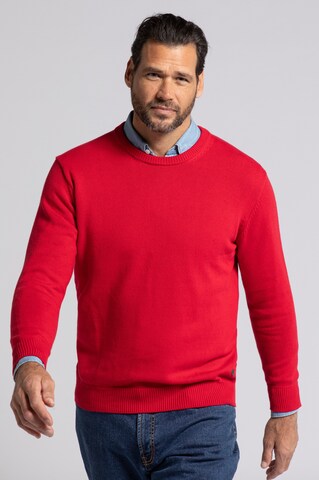 JP1880 Trui in Rood: voorkant