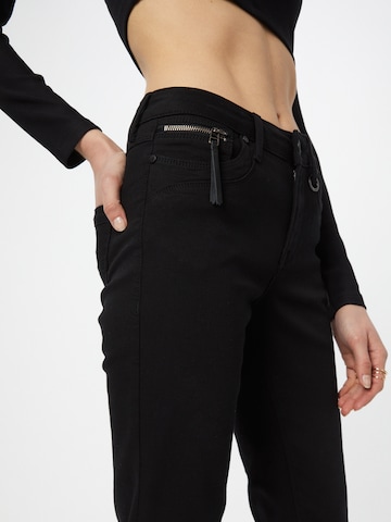 PULZ Jeans - regular Vaquero 'Emma' en negro