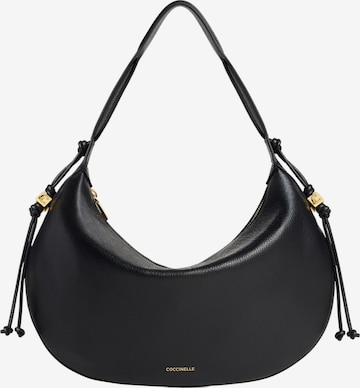 Coccinelle Schultertasche 'Thess 4' in Schwarz: Vorderseite