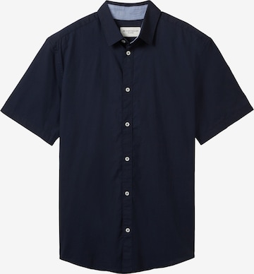 Fit confort Chemise TOM TAILOR en bleu : devant