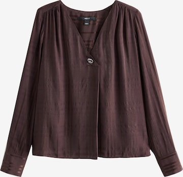 Next Блуза в кафяво: отпред