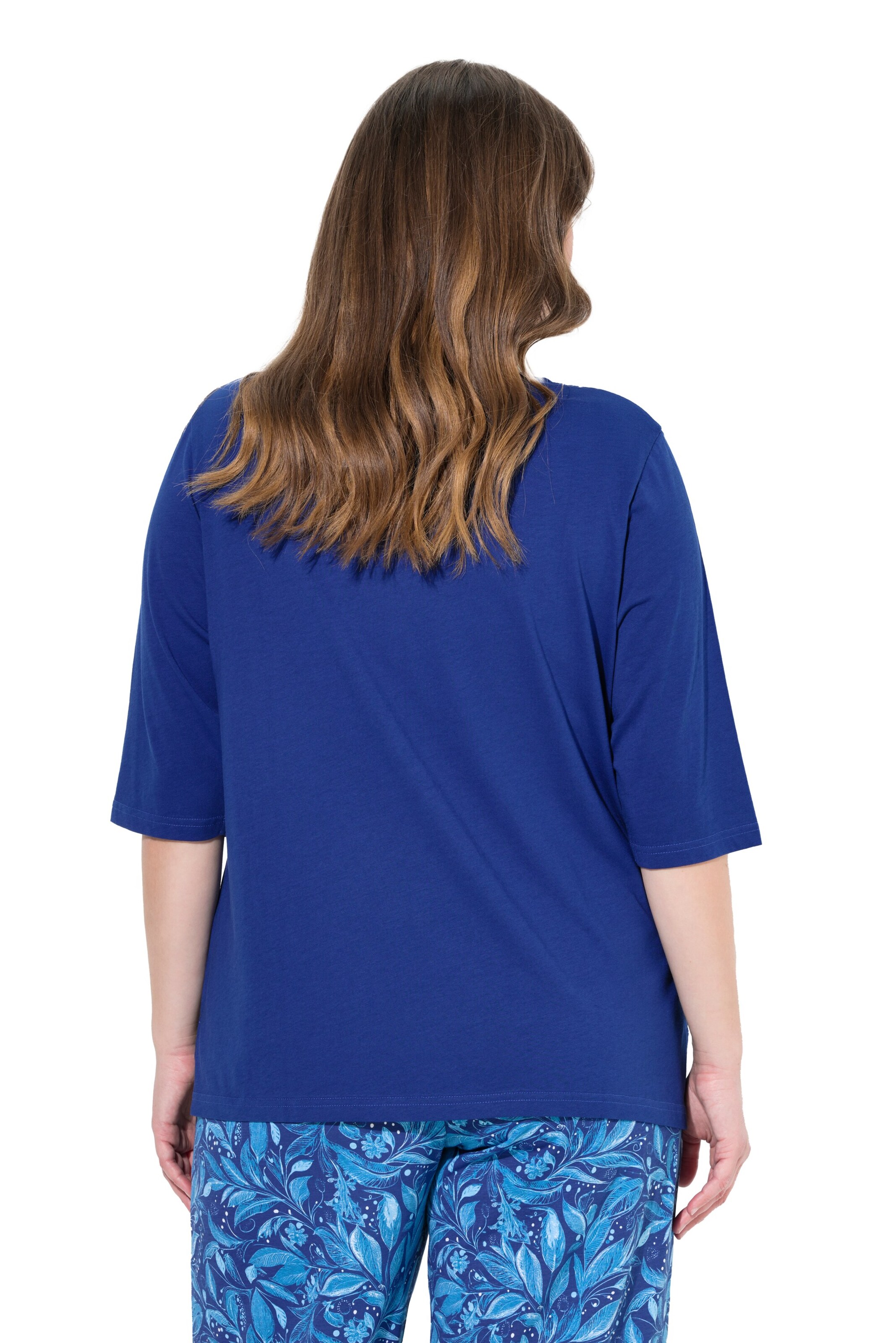 Ulla Popken Pyjama in Blau