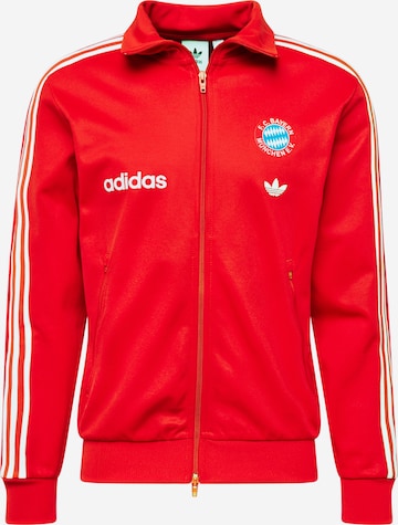 Giacca sportiva 'FC Bayern München' di ADIDAS PERFORMANCE in rosso: frontale