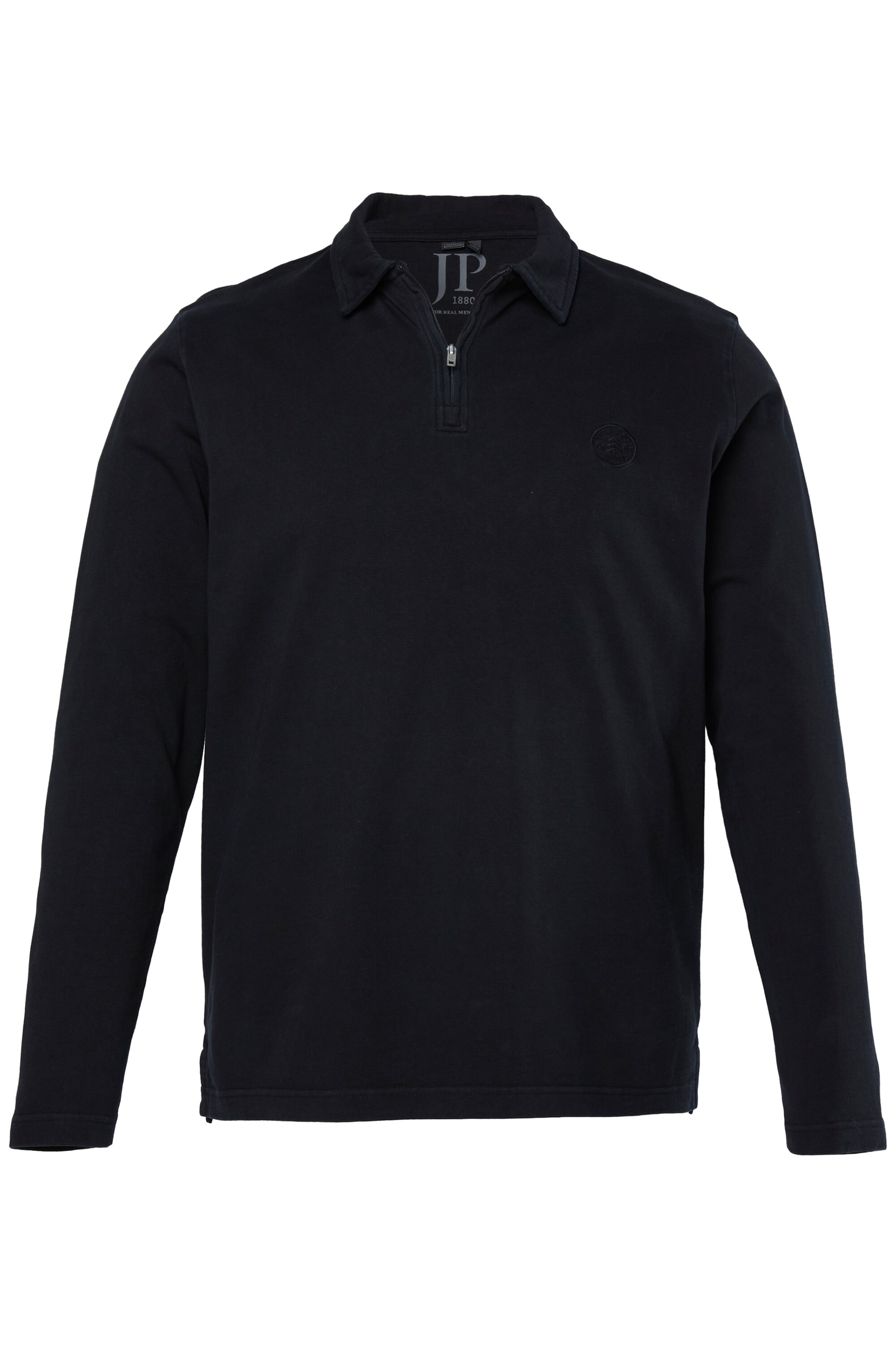 JP1880 Shirt in Schwarz: Vorderseite