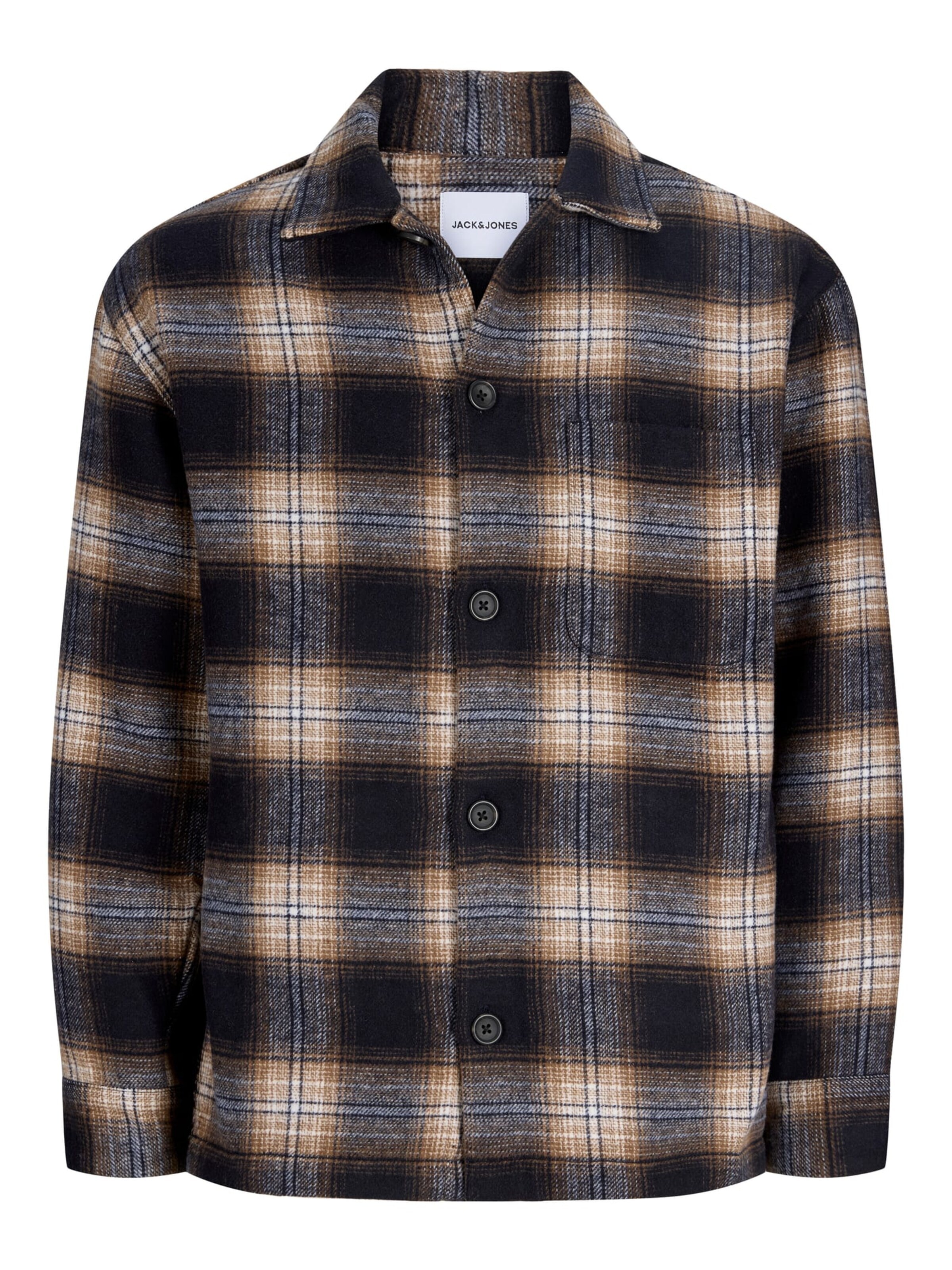 JACK & JONES Comfort fit Overhemd 'JJESOHO OLLIE' in Blauw: voorkant