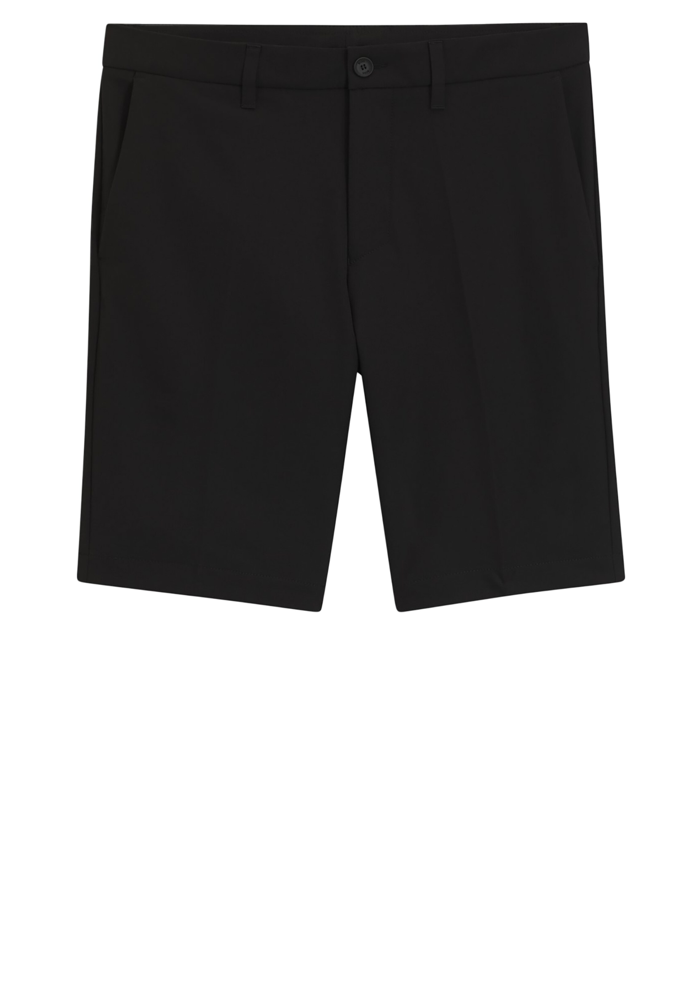 BOSS Slim fit Pants in Black: front