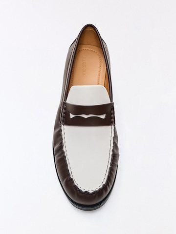 Bershka Slipper – hnědá