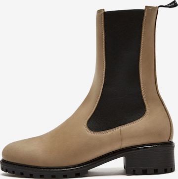 NINE TO FIVE Chelsea Boots 'Saxa' in Grey: front