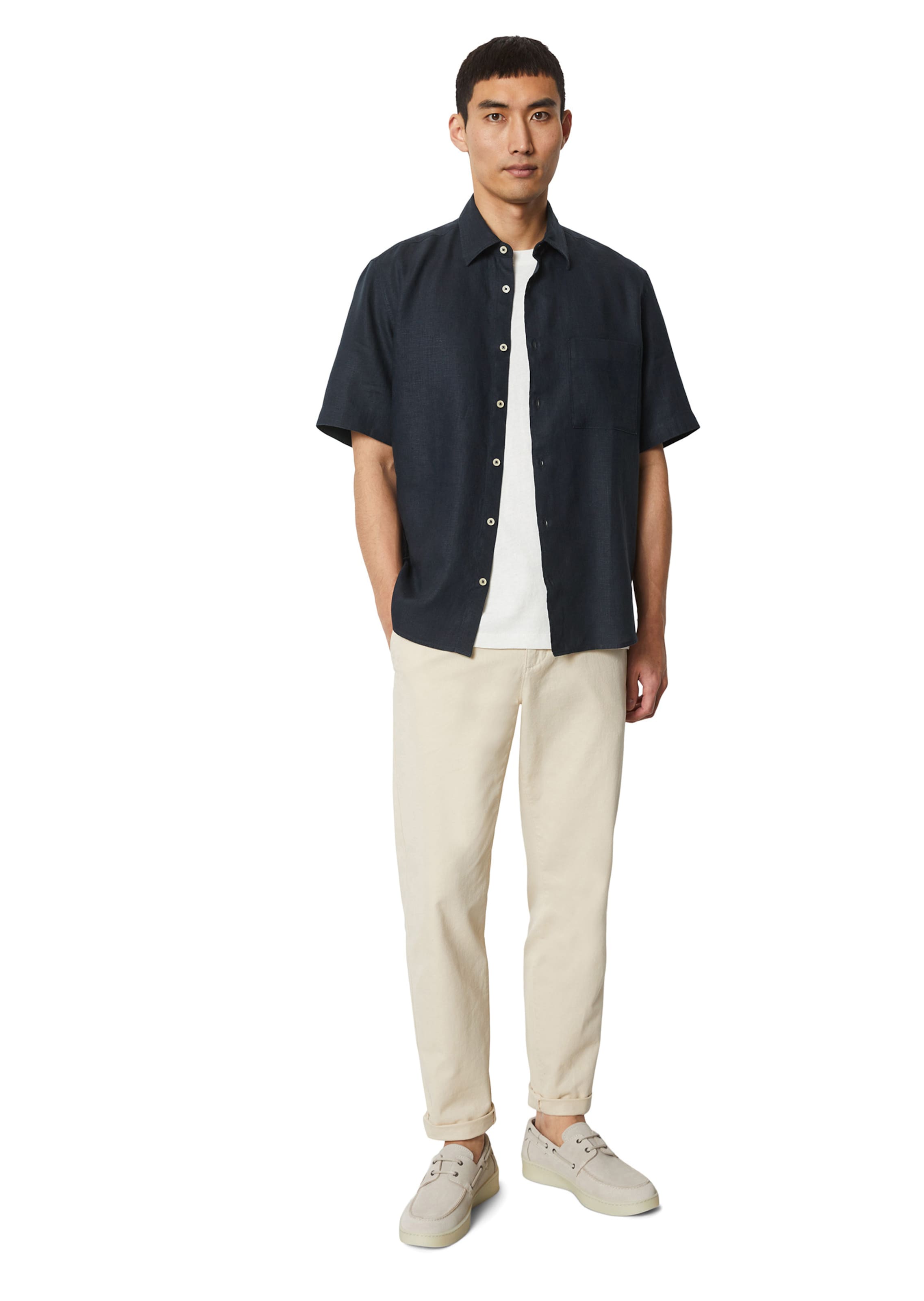 Marc O'Polo Regular fit Button Up Shirt in Blue