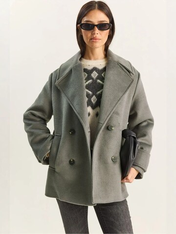 Bianco Lucci Tussenmantel in Grijs: voorkant