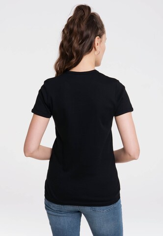 LOGOSHIRT Shirt 'Batman – The Dark Knight Rises' in Black