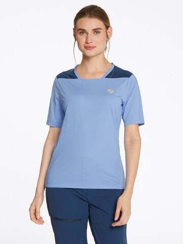 ZIENER Performance Shirt 'NADELIA' in Blue: front