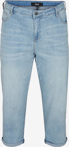 Zizzi Regular Jeans 'Gia' in Blue: front