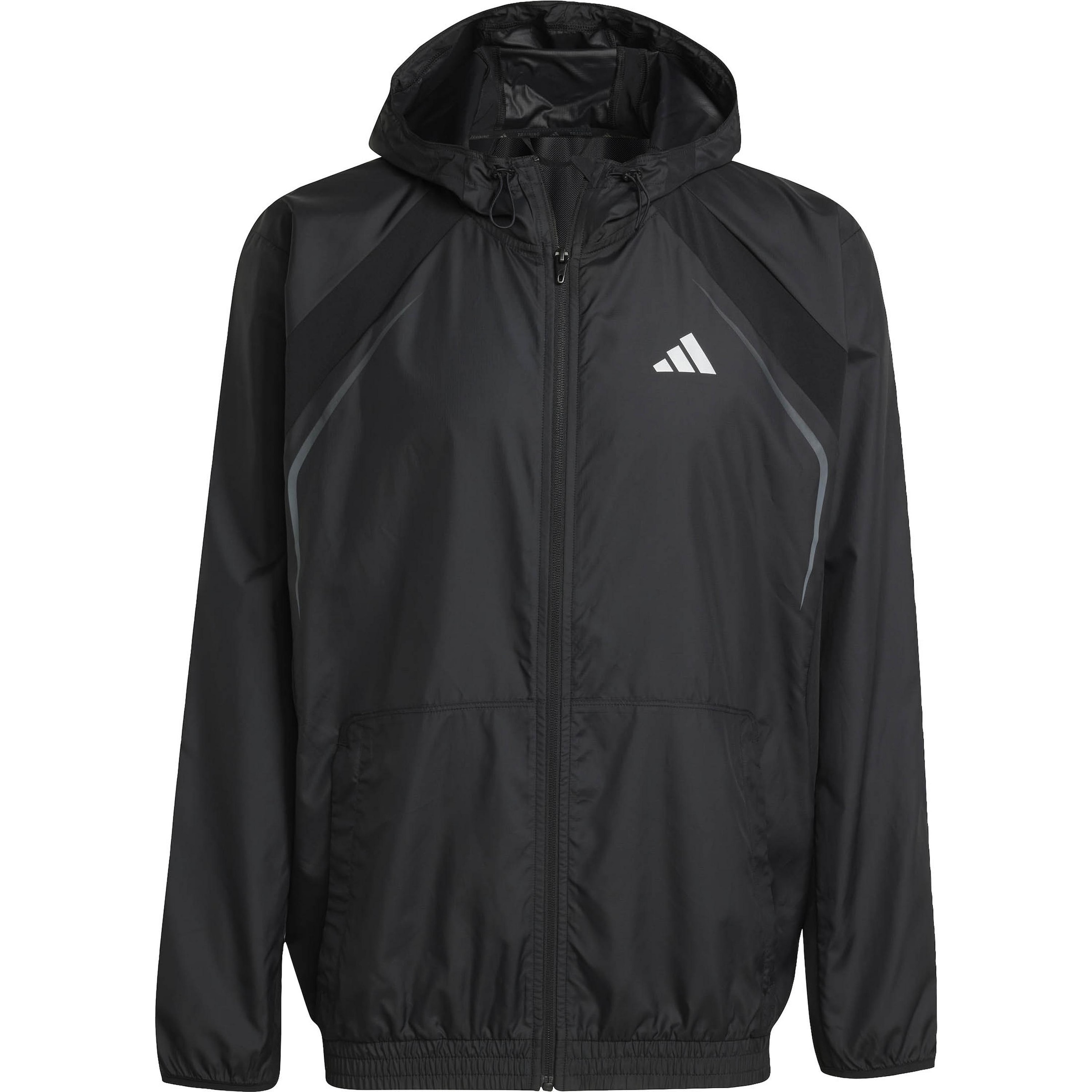 ADIDAS PERFORMANCE Between-Season Jacket 'TECH' in Black: front