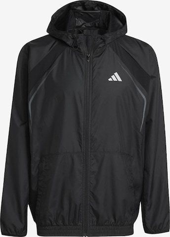 ADIDAS PERFORMANCE Between-Season Jacket 'TECH' in Black: front