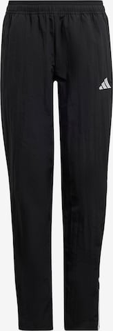 ADIDAS SPORTSWEAR Regular Workout Pants 'Tiro23 C Prepty' in Black: front