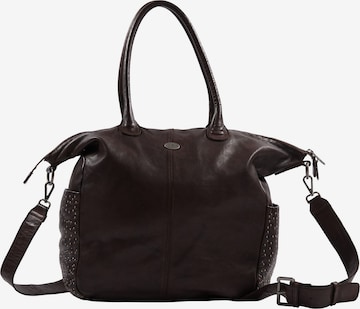 DreiMaster Vintage Shopper in Brown: front