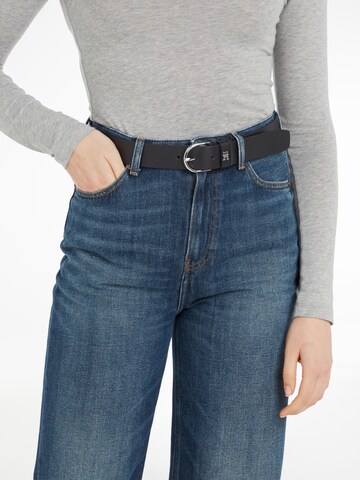 Ceinture 'Timeless' TOMMY HILFIGER en noir : devant