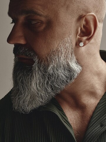 REYTEL - Pendientes 'HEXAGON' en plata