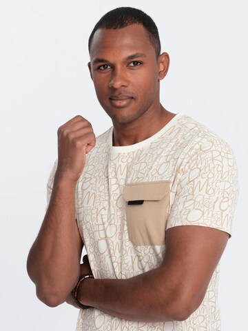 Ombre Shirt in Beige