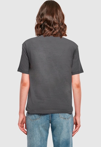Merchcode Shirt 'Leopard Heart' in Grey