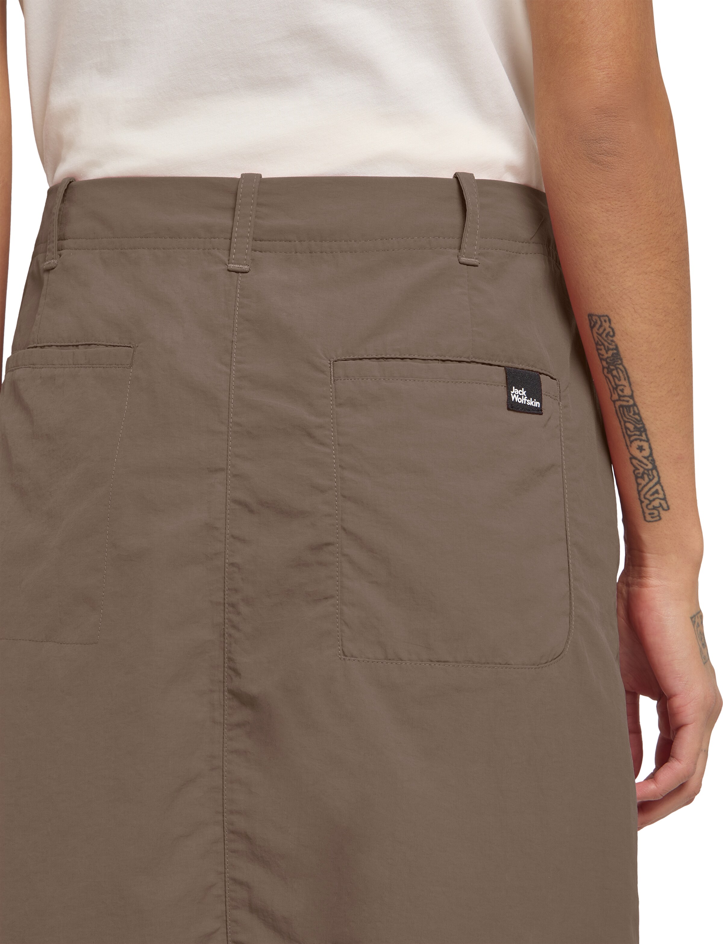 JACK WOLFSKIN Athletic Skorts in Brown