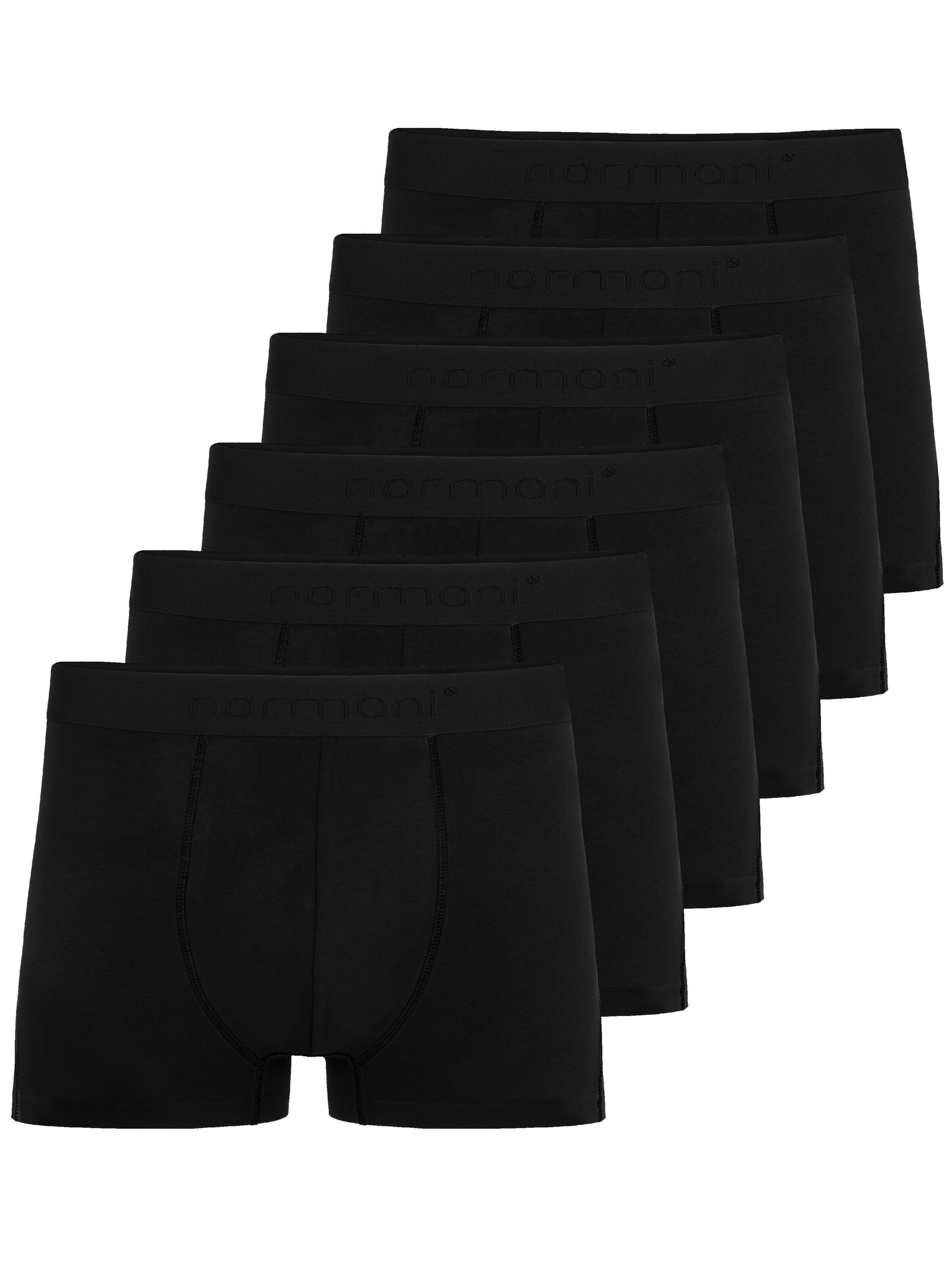 Boxers normani en noir : devant