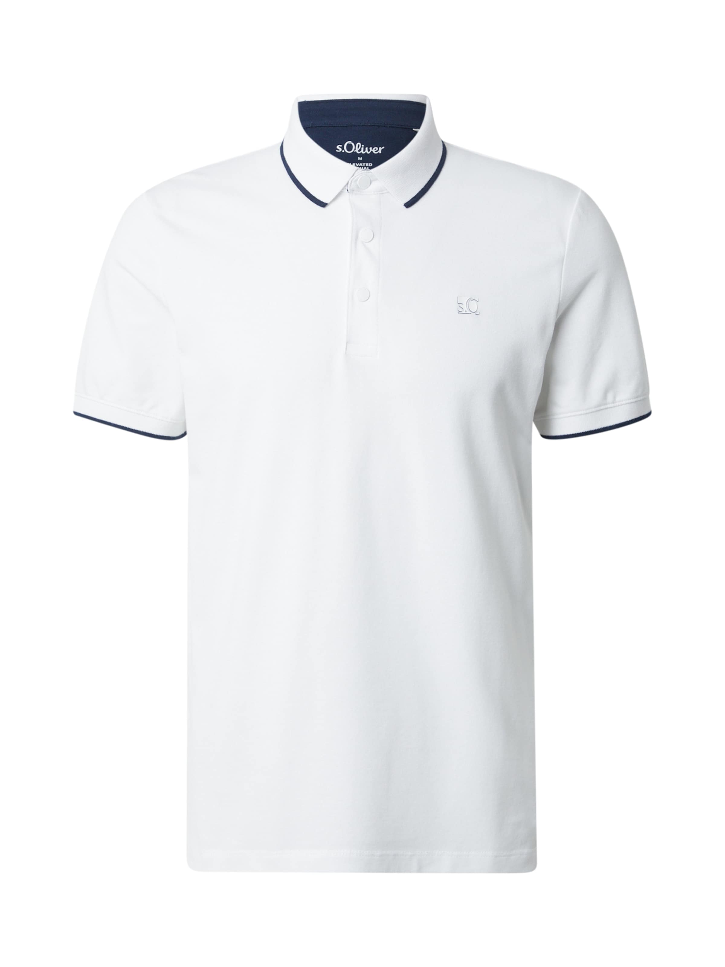 T-Shirt s.Oliver en blanc : devant