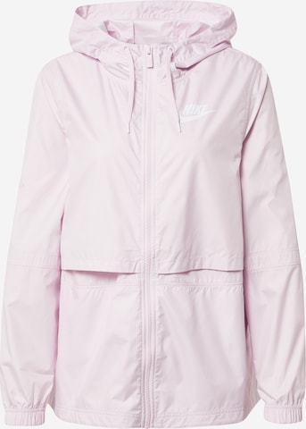 Nike Sportswear - Chaqueta de entretiempo en rosa: frente