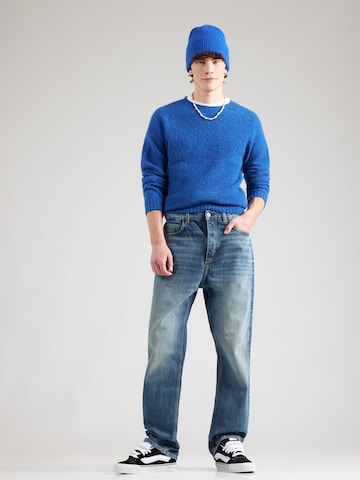 HUGO Loosefit Jeans 'Nate' in Blau