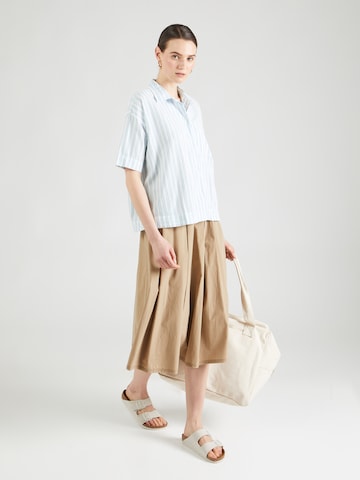 KnowledgeCotton Apparel Blouse in Wit