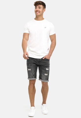 INDICODE JEANS Regular Shorts 'Caden' in Grau