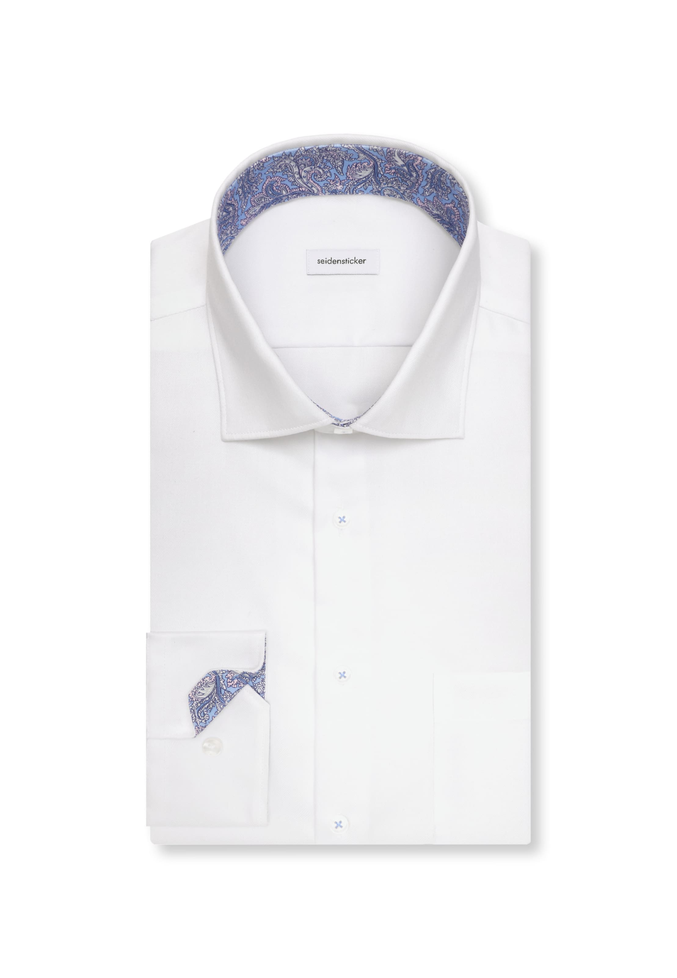 Coupe regular Chemise business SEIDENSTICKER en blanc