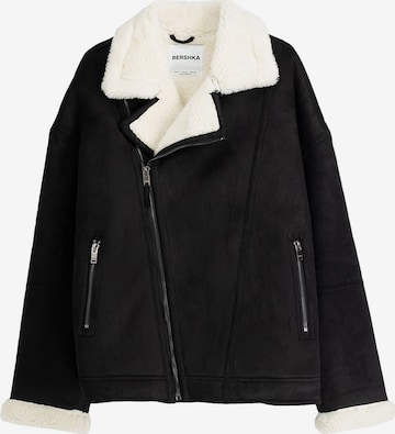 Bershka Between-Season Jacket in Black: front