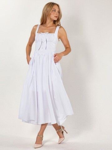 Busem Dress 'Midi' in White
