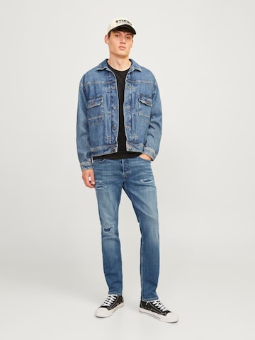 Effilé Jean JACK & JONES en bleu