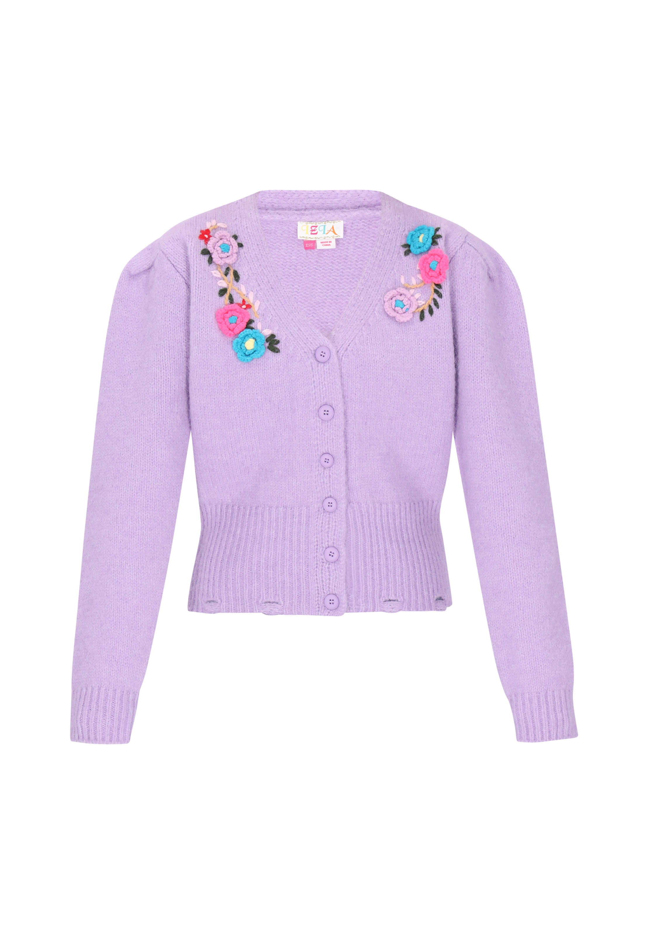 IZIA Kardigán 'Fashion Look' - lila: elől