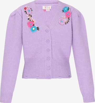 IZIA Neuletakki 'Fashion Look' värissä lila: etupuoli