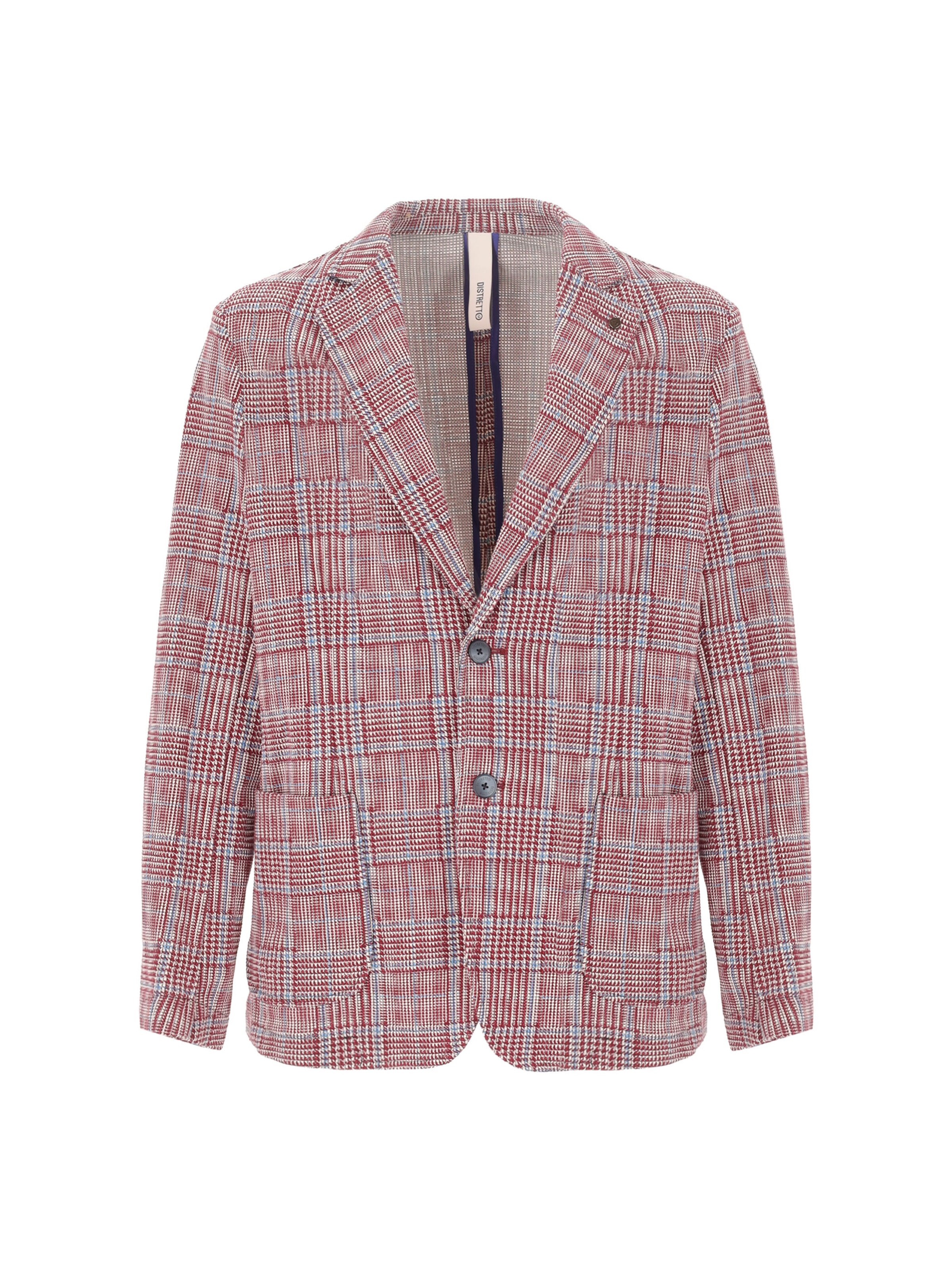 Distretto12 Comfort Fit Blazer 'Gall' in Rot: Vorderseite