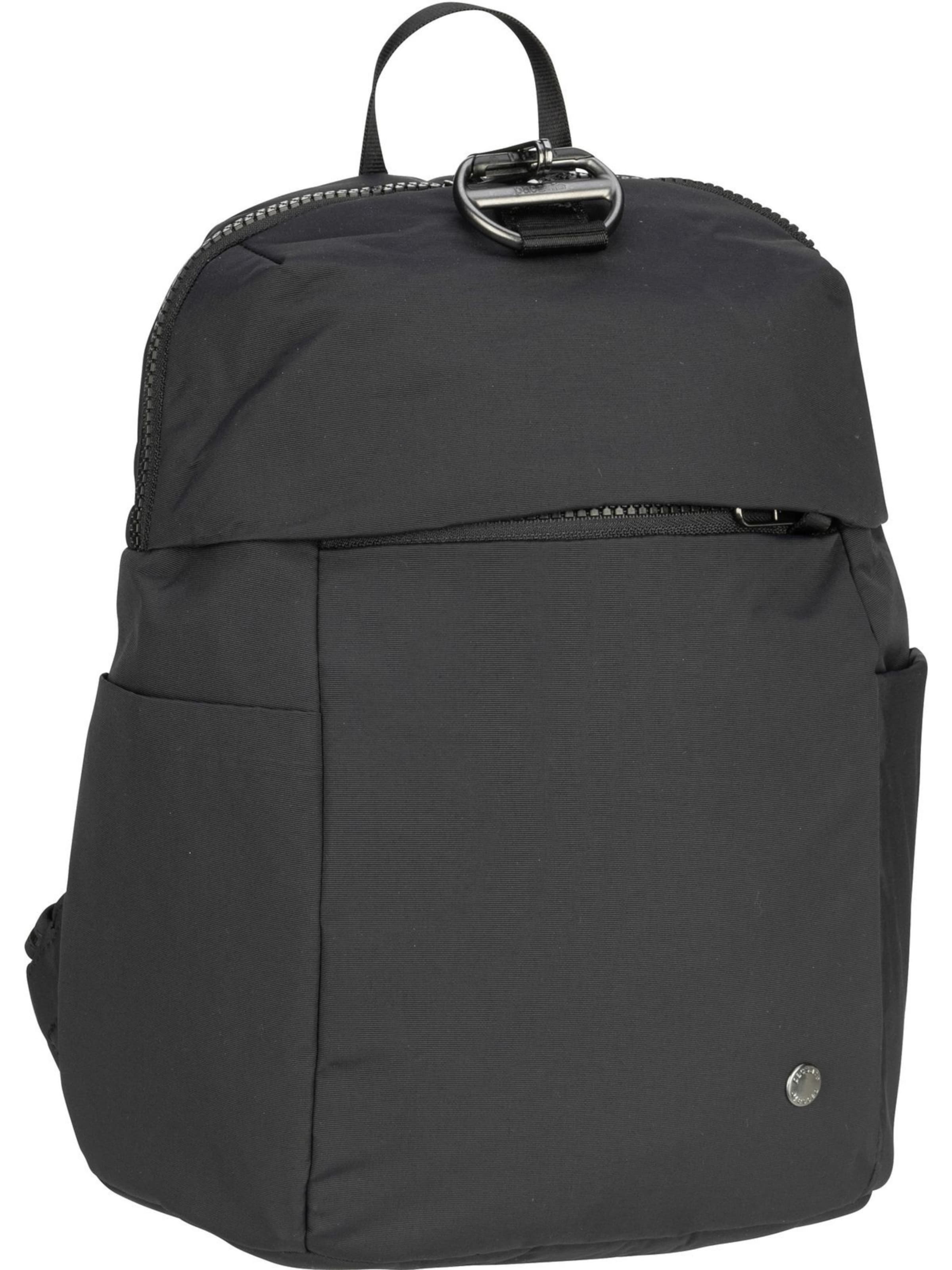 Pacsafe Backpack in Black: front