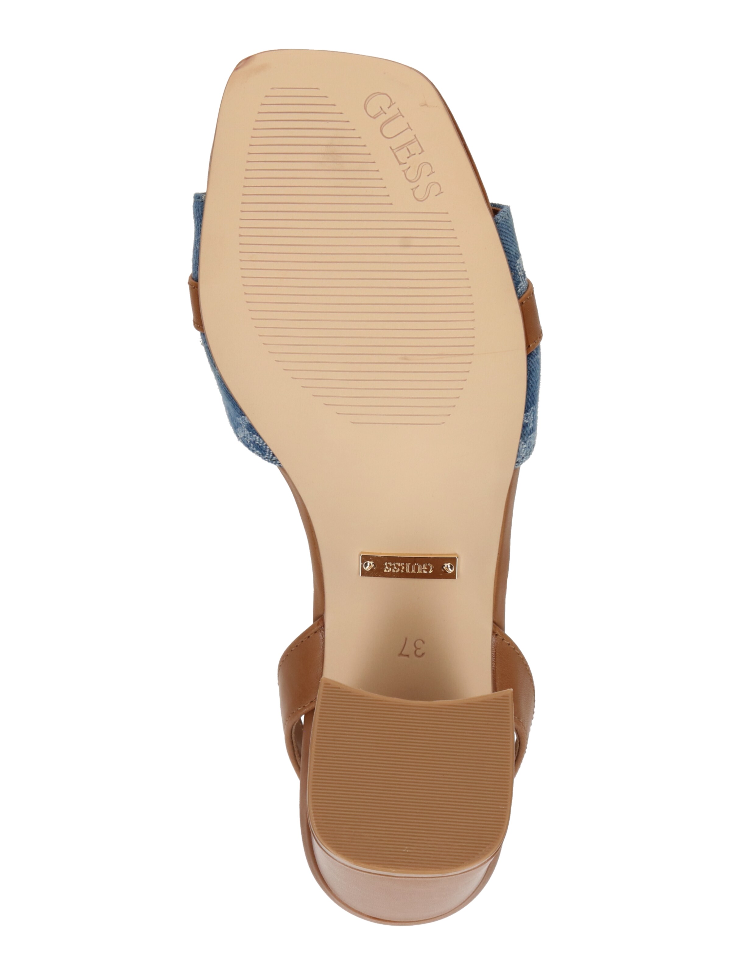 GUESS Strap sandal 'Grato 2' in Blue