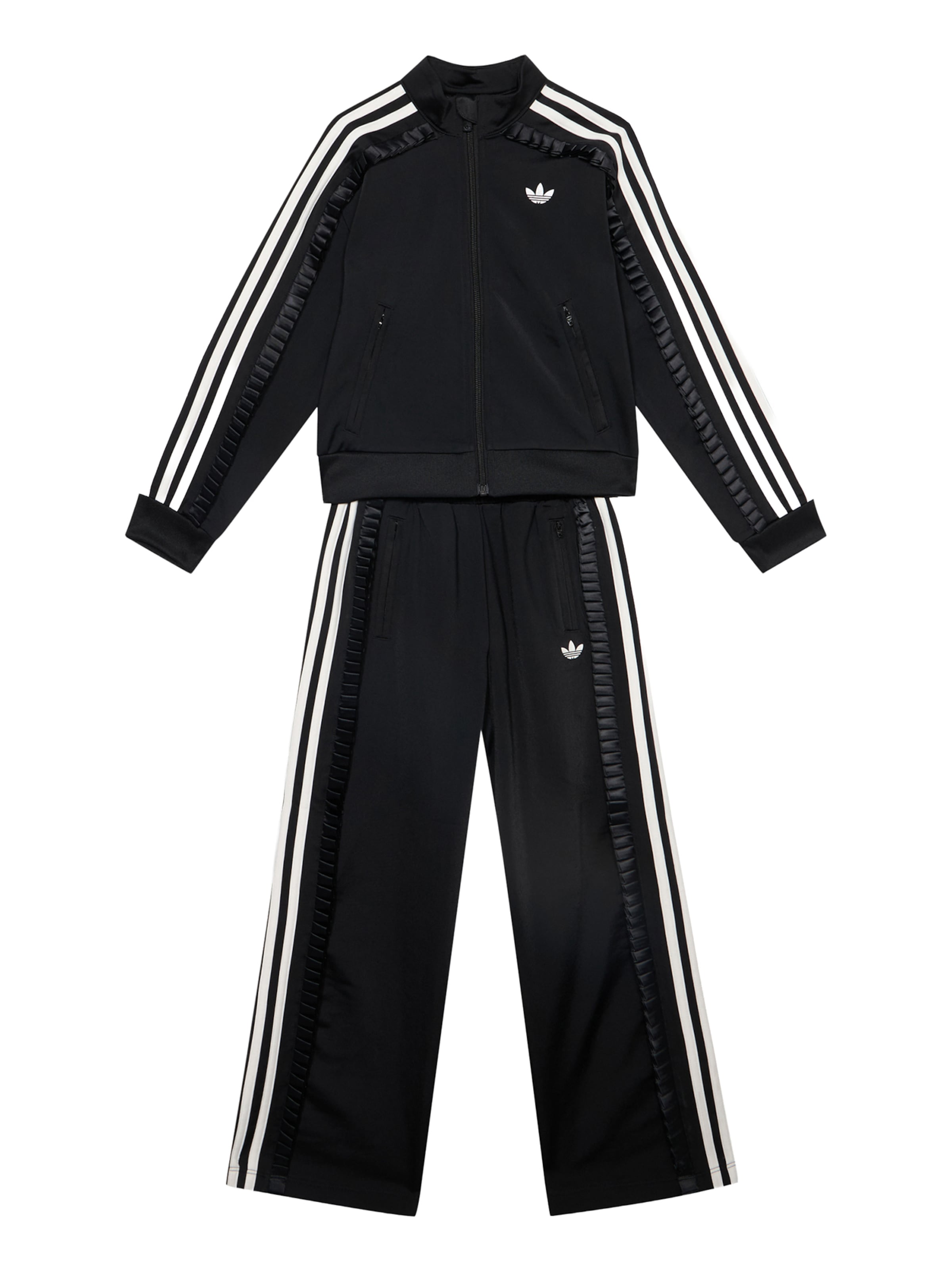ADIDAS ORIGINALS Juoksupuku 'FIREBIRD' värissä musta: etupuoli