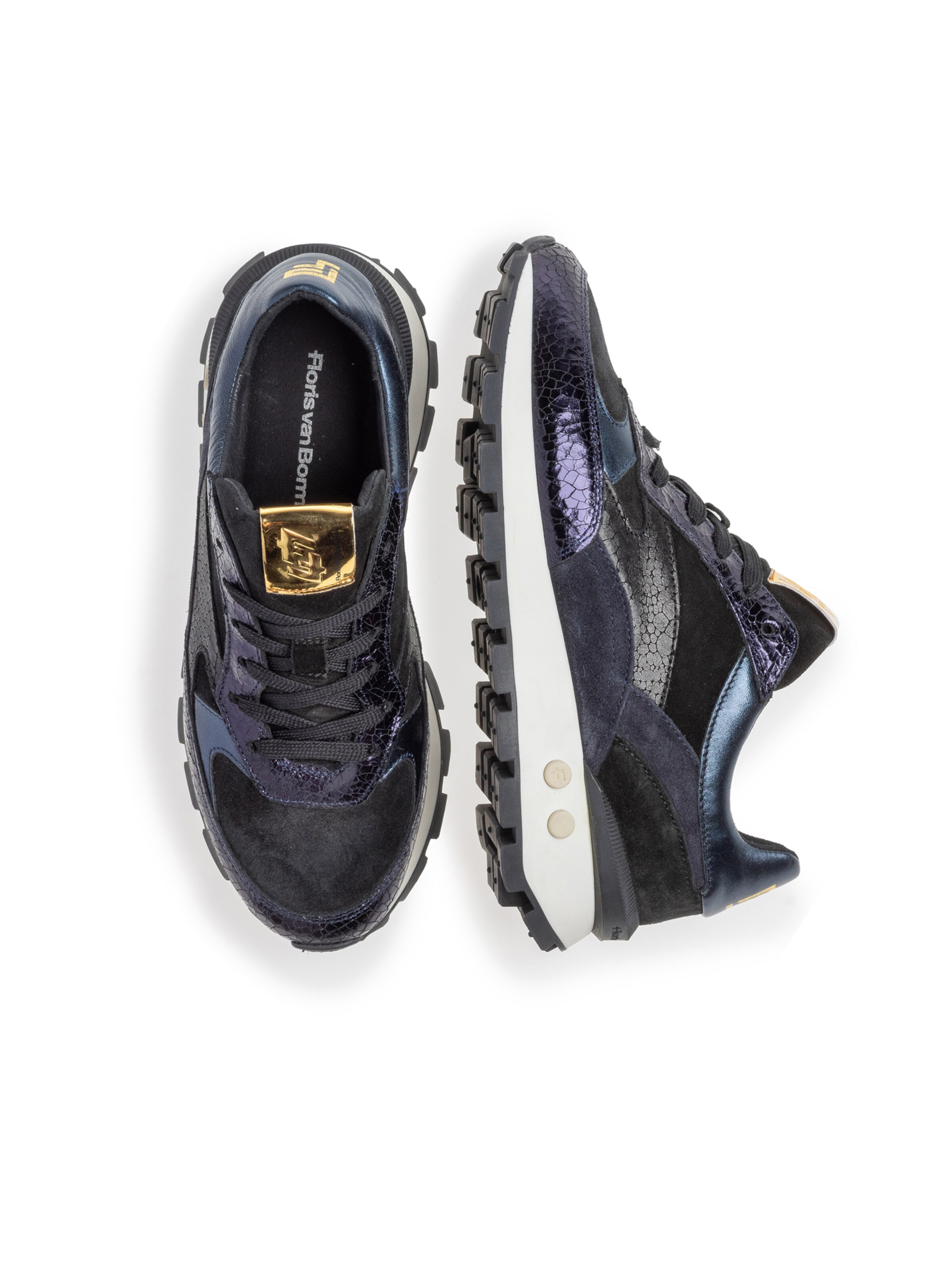 Sneaker bassa di Floris van Bommel in blu